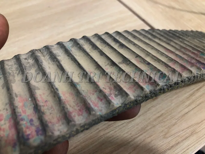 BĂNG TẢI CAO SU CÓ RÃNH MÁY SƠN BÚT CHÌ