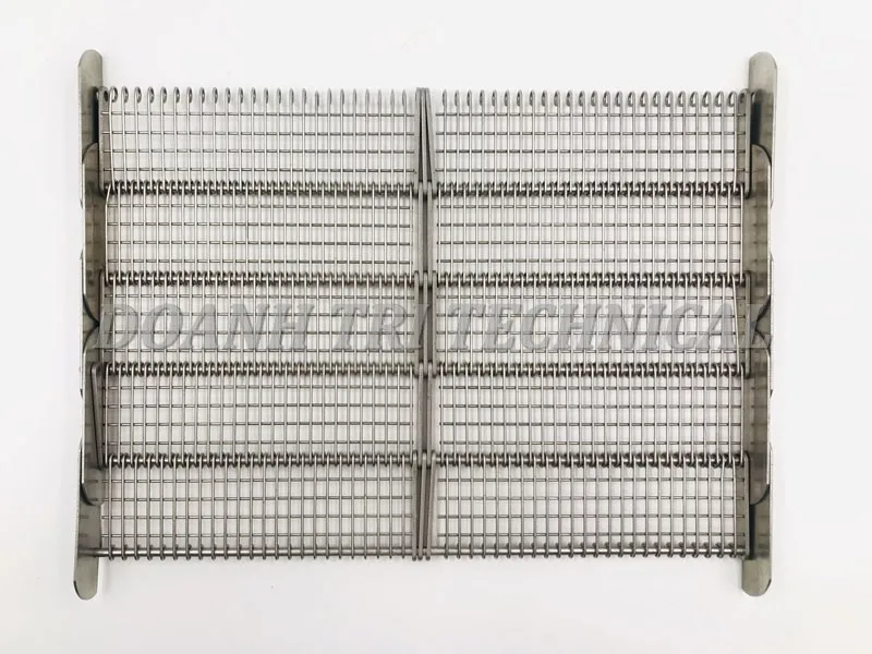 BĂNG TẢI LƯỚI INOX LOẠI CÁC MẮT LIÊN KẾT
