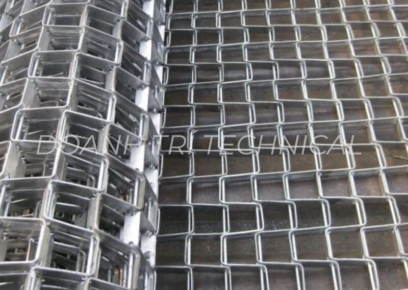 Băng tải lưới inox móng ngựa