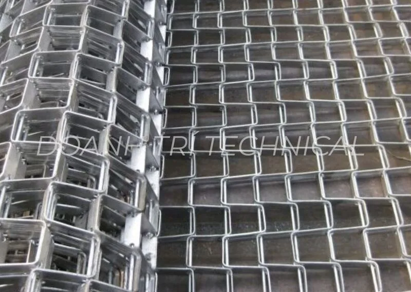 Băng tải lưới inox móng ngựa