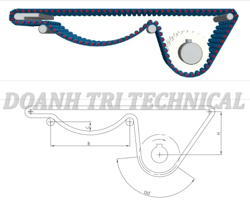 BĂNG TẢI NHỰA UNI NTB