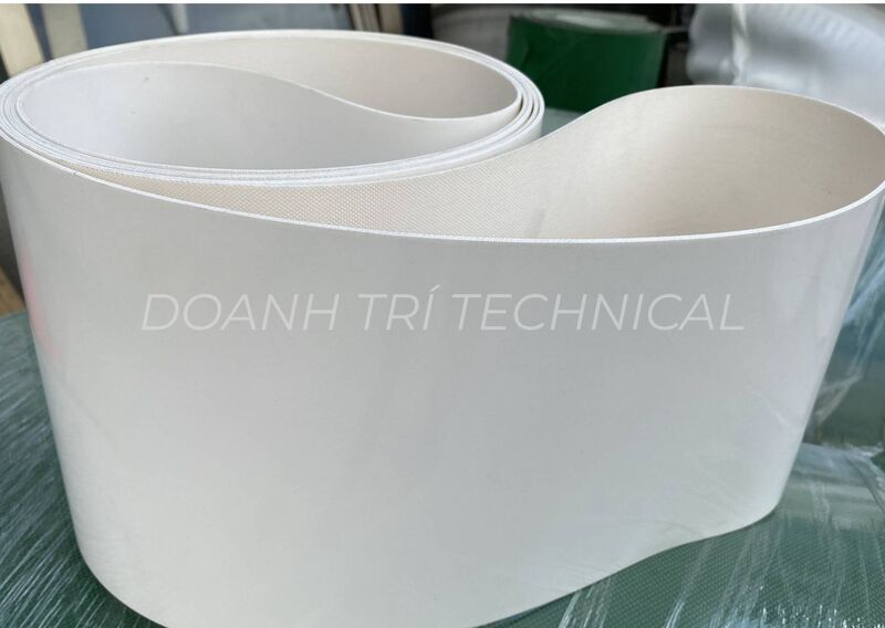 BĂNG TẢI PVC TRẮNG