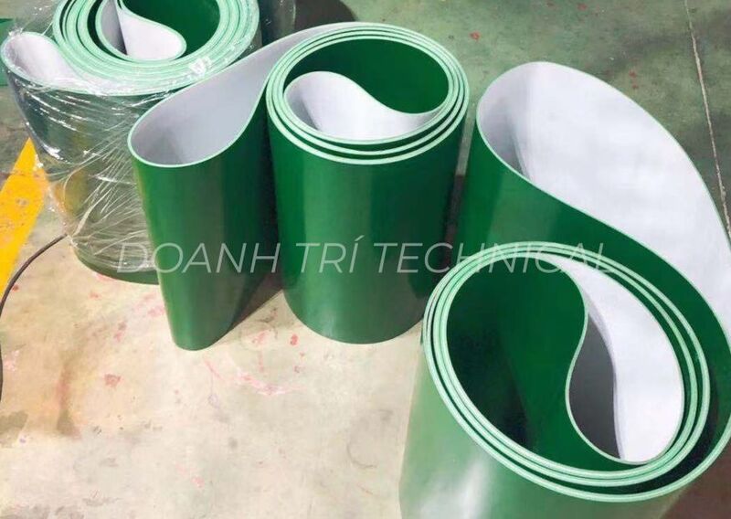 BĂNG TẢI PVC XANH