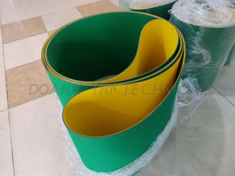 DÂY ĐAI VÀNG XANH 2MM - BĂNG TẢI VÀNG XANH