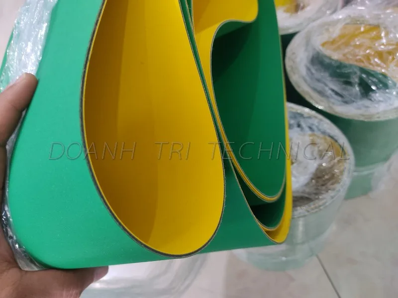 DÂY ĐAI VÀNG XANH 2MM - BĂNG TẢI VÀNG XANH