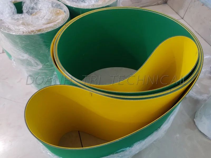 DÂY ĐAI VÀNG XANH 2MM - BĂNG TẢI VÀNG XANH