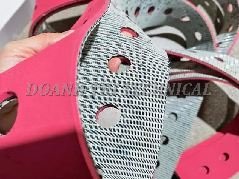 DÂY ĐAI ZIPLINK PHỦ CAO SU ĐỎ